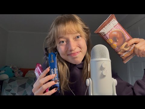 asmr || protein snack haul 
