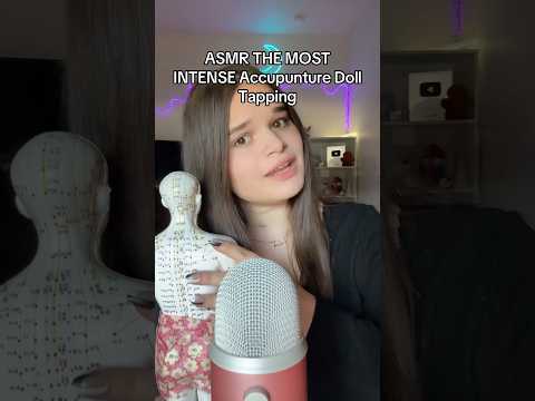 ASMR The Most INTENSE Acupuncture Doll Tapping! #tingles #asmrtriggers #asmrwhispering