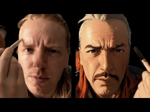 AI ASMR | Drawing on My Face Until I Become a Cartoon