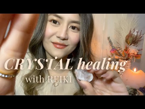 Reiki healing that breathes crystal energy｜クリスタルヒーリング｜フーっと息で気を送る｜spiritual cleansing ｜浄化｜Smudging｜