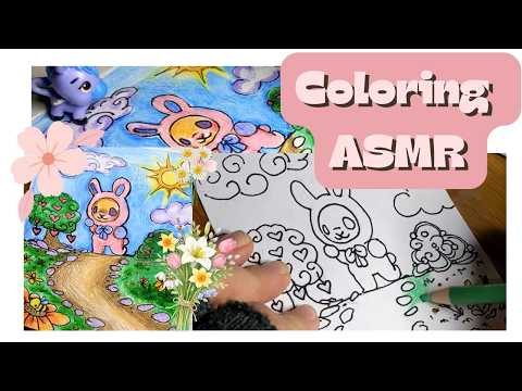 Drawing ASMR No Talking Cute Lamb Bunny ݁ ˖Ი𐑼⋆