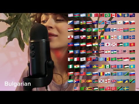 "ASMR: Saying 'Cheers' in 50 Languages - Relaxing Multilingual Toasts"🩺☀️💕