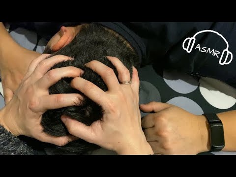 ASMR⚡️Most relaxing head massage for deep relaxation! (LOFI)