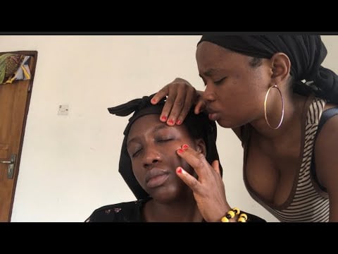 ASMR RELAXING FACE TOUCHING AND NITPICKING FOR DEEP SLEEP 😴 
