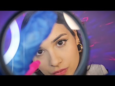 ASMR DERMATOLOGISTA EXAMINA E CUIDA DO SEU ROSTO👩‍⚕️ roleplay médico