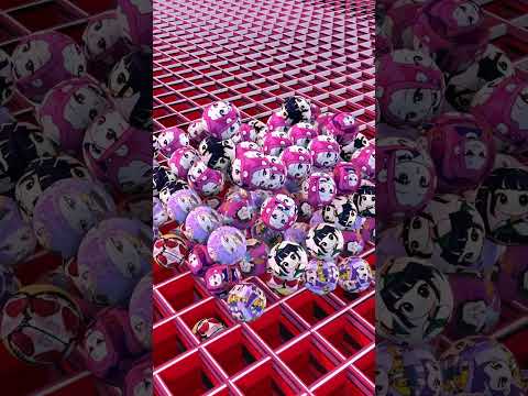 The MIND-BLOWING Physics Behind 1000s of Anime Balls on a Grid