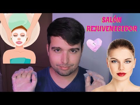 ASMR español RP Salón de belleza Tratamiento rejuvenecimiento facial