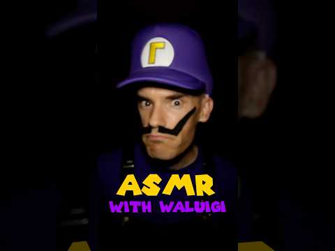 ASMR with Waluigi #asmr #waluigi #nintendo