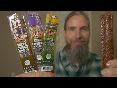 "Exotic" Beef Jerky Tasting ASMR