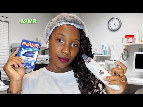 ASMR - LIMPEZA SATISFATÓRIA DOS SEUS OUVIDOS 👂( Voz suave com sussurros ) ROLEPLAY
