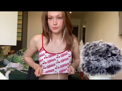 Lily of the Meadow  - ASMR Shirt Scratching Try On Haul