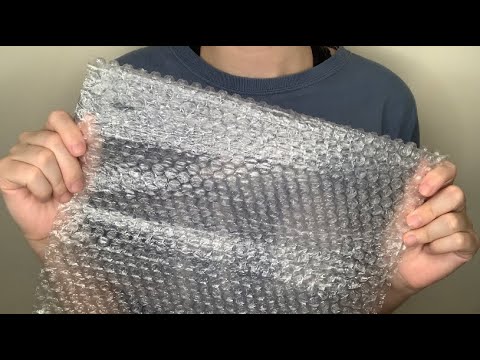 ASMR Bubble Wrap Popping | Crinkly Plastic Sounds / Satisfying Popping Sounds (No Talking)