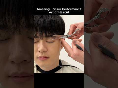 Amazing Scissor Performance Art of Haircut #barbershop #haircut