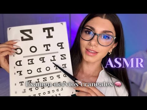 ASMR Examen de Nervios Craneales | ASMR Para Dormir | Lena ASMR 