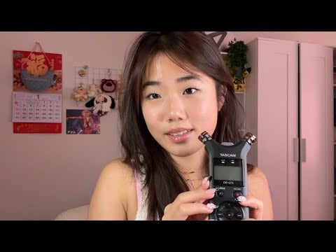 New Mic Test ASMR 👀 Tascam DR-07X