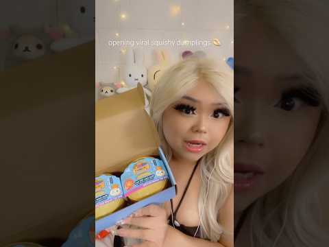 GUESSS THE VIRAL SQUISHY DUMPLINGS #asmr #unboxing