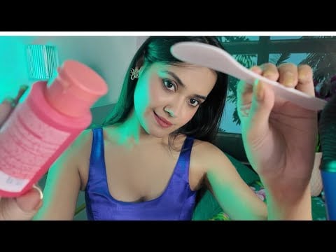 ASMR loving Care 💓 Face cleaning & head massage 💆‍♂️ 