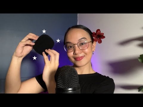 ASMR MIC Scratching For Tingles (Sponge Cover)