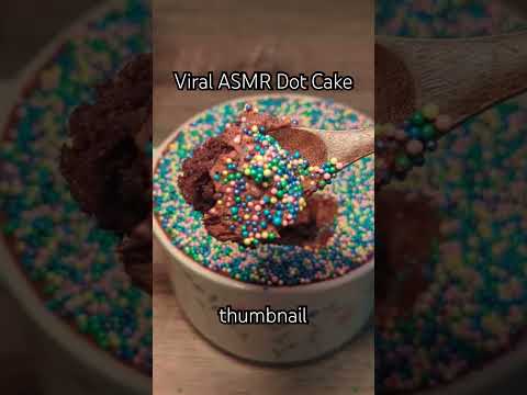 Trying a Homemade Dot Cake ASMR