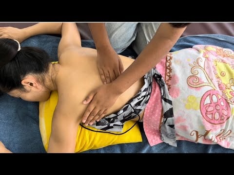 I GOT MOST RELAXING FULL BODY MASSAGE FOR SLEEP / FOOT BACK HEAD MASSAGE