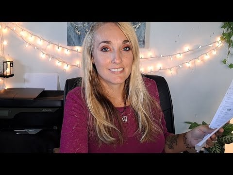 ASMR | Receptionist Roleplay ✨️ | Part 1 of 2 
