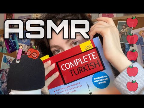 ASMR | Turkish Teacher Roleplay (join me for turkish class! [teacher roleplay])