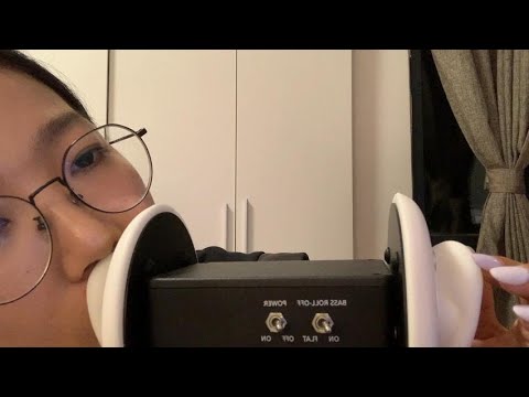 ASMR Ear Licking Nail trigger Mouth sound