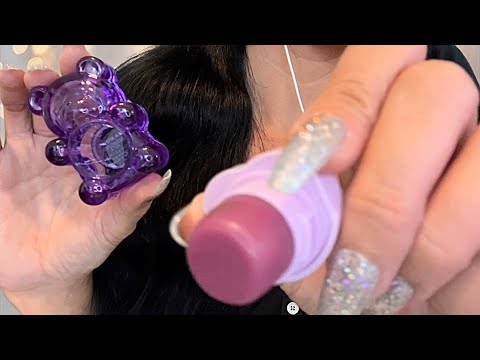 1 Minute ASMR Doing Your Makeup in 1 Minute [up close visuals for intense tingles]