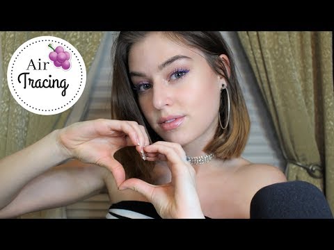 ASMR Air tracing with fingers and pen