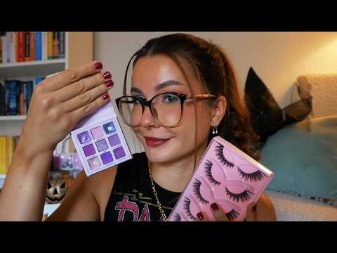 ROBIĘ TWÓJ HALLOWEENOWY MAKIJAŻ 🧟‍♂️ osobista uwaga, bliski szept, kosmetyki (ROLEPLAY ASMR)