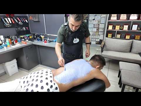 Luxury ASMR Grooming: Head Massage Device, Back & Chest Massage, Beard Trim, Hand Relax Therapy