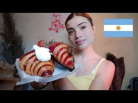 asmr CROISSANT RELLENOS 🥐 (Desayunan conmigo)