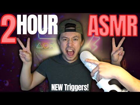 ASMR | 2 Hour Fast ASMR 🔥 | New Triggers❗ | Background ASMR for Sleep💤,Study📖,Work💻,Gaming🎮