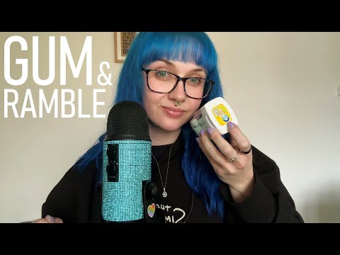 ASMR Close Gum Chewing & Ramble (Updated Routine, New Baby Rats & Tiktok Account)