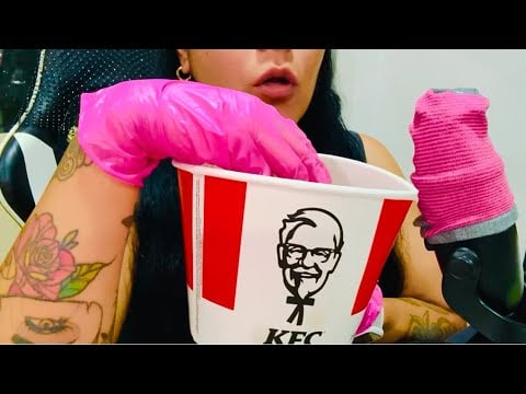 🤤ASMR COMIENDO KFC 🤤