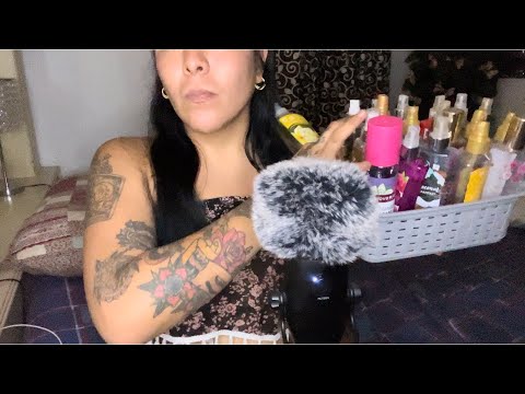 🥰💦🔥ASMR | SONIDOS DELICI0SOS MIENTRAS TE MUESTRO MI COLECCIÓN DE PERFUMES 💦🔥🥰