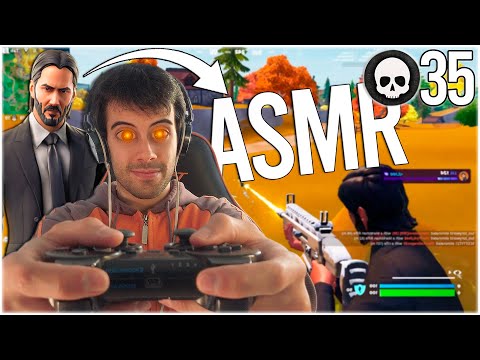 ASMR FASTEST MOUTH SOUNDS EVER - FORTNITE SOLO VS SQUAD (35 KILLS)