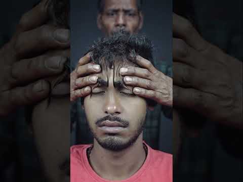 Neck Cracking Uncle Barber Head Massage ASMR #shorts