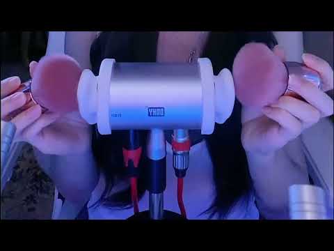 Brush Start, Sponge Prick Middle & Tuning Fork End ASMR for Deep Relaxation / 2Hr (No Talking)