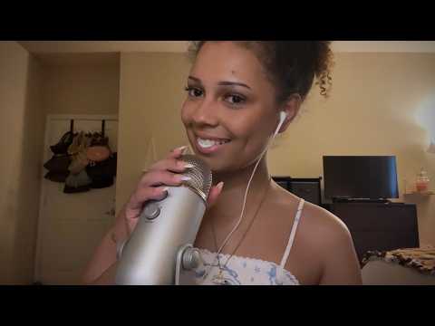 ASMR gum chewing & ATTEMPTS at blowing bubbles w/ up close rambles 🫧