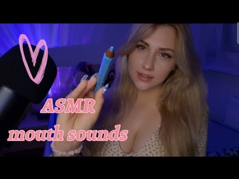 [ASMR PL] obejrzyj, jeśli lubisz wszelkiego rodzaju MOUTH SOUNDS 🎀👄 (osobista uwaga, bliski szept)