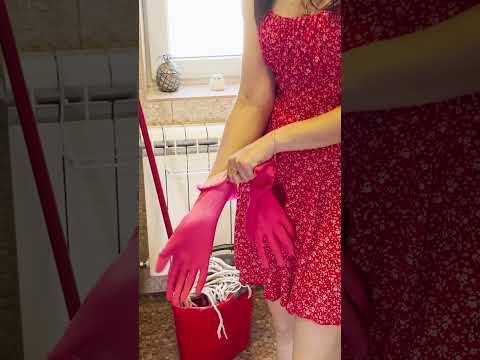 The Sound of Pink Spandex Gloves ✨ASMR