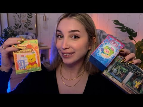 ASMR Opening 9 Blind Box for the Triggers