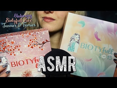 ASMR Français  ~ Biotyfull Box Janvier & Février / Unboxing