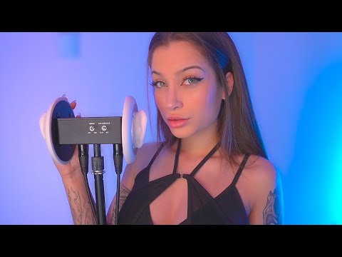 ASMR Atención personal en tus orejas👂 (Besitos, Ear touch, ASMR lento)