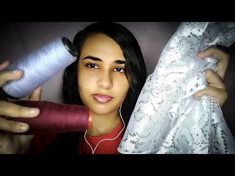 ASMR: ROLEPLAY COSTUREIRA (sons de OBJETOS)