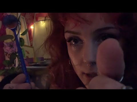 💤CHAOTIC ASMR: Interrogating you & taking you on a trip 🍄(Layered audio)💤