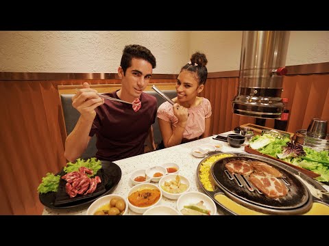 Un Locale / PUB SPORTIVO e CENA al RISTORANTE BBQ COREANO in CINA