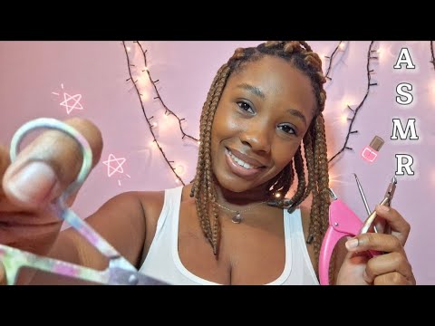 ASMR ROLEPLAY / MANICURE FOFOQUEIRA FAZENDO SUA UNHA (CASEIRINHO)