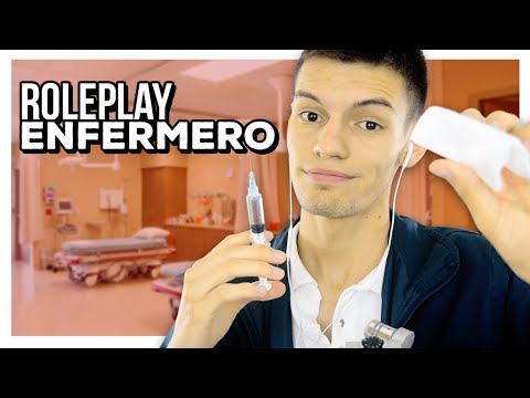 Roleplay ENFERMERO👨‍⚕️ Curaré tus heridas - ASMR Español